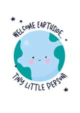 Welcome Earthside New Baby Card created by Charlie Potts
