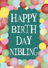 Nibling Gender Fluid Birthday Card created by Purple Pug
