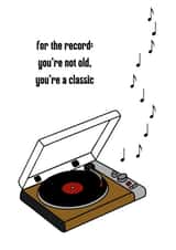 For the Record - Vinyl Themed - Birthday Card created by Alex Batten