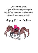 Frightful Father's Day created by Dicky Dunn