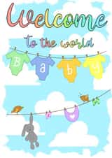 Welcome baby created by Pickle and Penguin