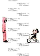 Squid Game meets Saw created by Dan Finch