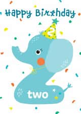 2nd Birthday Elephant Card created by Helen Thompson