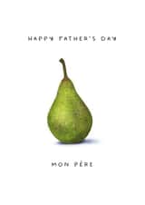 Happy Father's Day mon père - Dad Joke Father's Day Card created by badgerbee design
