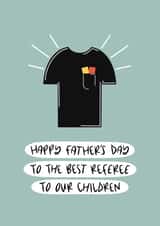 Best Referee To Our Children Father’s Day Card created by Muses & May