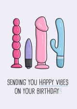 Happy Vibes created by Simply Wild Cards