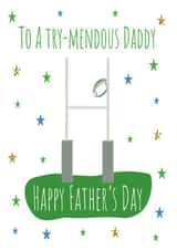 To a Try-mendous Daddy Father's Day card created by Missycards