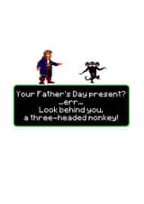 Return to Monkey Island Father's Day Card - Retro Gaming Card for Dad created by That Card Shop
