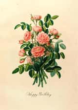 Roses On Your Birthday created by Aa Cards