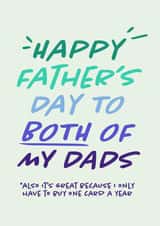 Gay Dads Father's Day created by YOB & YAG