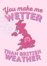 Wetter Than British Weather Card created by Esther the Sketcher