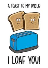 Toast To My Uncle Card created by TeePee Creations