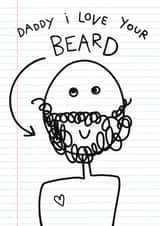 Happy Father’s Day/Birthday Daddy! I love your beard! created by Pogle & Twink