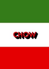 Goodbye card with cheeky Italy theme created by Mr.RIFF