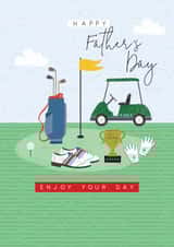 Happy Fathers Day Golf created by Laura Darrington Design Ltd.
