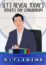 DIY Legend Father's Day Card - Countdown - Jimmy Carr - Let's Reveal Today's Father's Day Conundrum created by MintCards