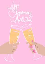 Anniversary cards for parents 1000 created by Naughty Nice