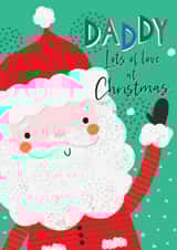 Daddy Lots of Love at Christmas created by Laura Darrington Design Ltd.