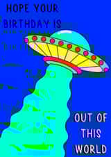 Out of this world birthday card created by Sweet B Designs