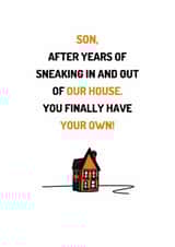 Happy new home card 1002 created by Cards for feelings