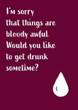 Sorry that things are hard right now created by The Paper Girl