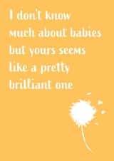 Congratulations on the new baby created by The Paper Girl