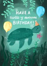 Have A Turtle-y Awesome Birthday! created by Laura