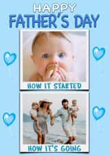 Personalised Father's Day Photo Card created by ShortRound888 - dad meme Father's Day Personalised Photo Card 13117