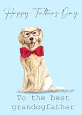 Funny Grandog Fathers Day Card - Grandad - Dog - Happy Father's Day To The Best Grandogfather created by 25Seven