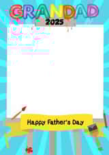 Grandad Father’s Day 2025 Create Your Own Masterpiece Canvas created by Kerrylovescards