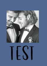 Personalised Photo Card created by Jasmin Hartley - test one Personalised Photo Card 48725