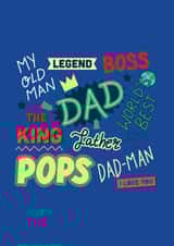 Dad-man the Boss! Father's Day Card created by Rohanne Thomson