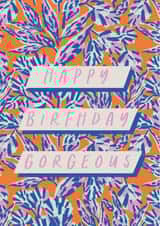 Pretty Birthday Card - For Her - Botanical created by Kattern Design