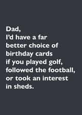 Funny Atypical Dad Birthday Card created by whimsical AF