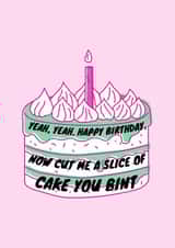 Happy Birthday Bint Cake created by Fidler's Thoughts