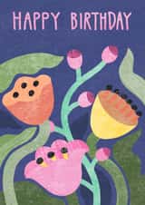 Happy birthday card 1000 created by alina talipova