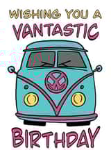 Vantastic Birthday Card created by Lou Longworth