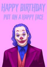 Joker Happy Birthday Card created by Morgan Masters