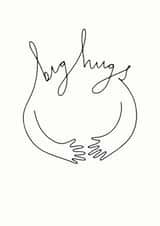 Big Hugs created by doodleshoe paper goods