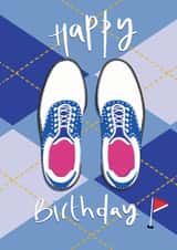 Golf Shoes Card created by doodleshoe paper goods