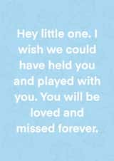 Baby Loss Miscarriage Sympathy Card created by Scribbled Squirrel