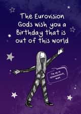 Eurovision Birthday Card created by @MarcoLooks