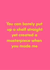 Created a Masterpiece Father's Day Card created by Elaine Miles