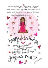 Happy Birthday And Dream Big Gorgeous Niece created by The Girl Power Fairies