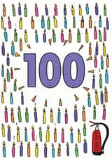 That's a Lot of Candles 100th Birthday Card created by Kat Willott