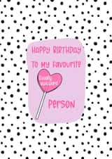 Lollipop Birthday Card For The Socially Awkward created by Kayk Party