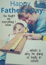 Happy Father's Day! - I'm doing badly in school created by Sarcastic Notebooks