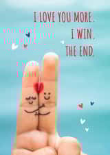 Romantic and funny love card  created by FairMail