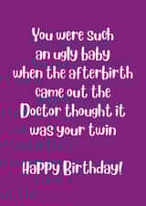 Ugly Baby has a twin - Siblings created by Codfish Design