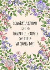 BEAUTIFUL WEDDING CONGRATS created by Poppy & Mabel